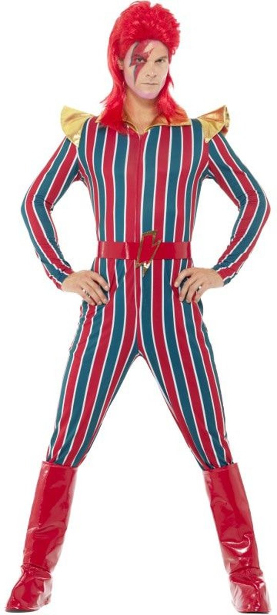 Science Fiction & Space Kostuum | Bowie Space Oddity | Man | Medium | Carnaval kostuum | Verkleedkleding